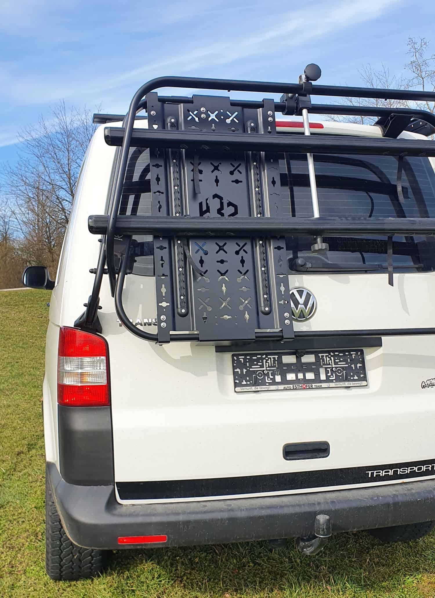 Vw t5 black online bike rack